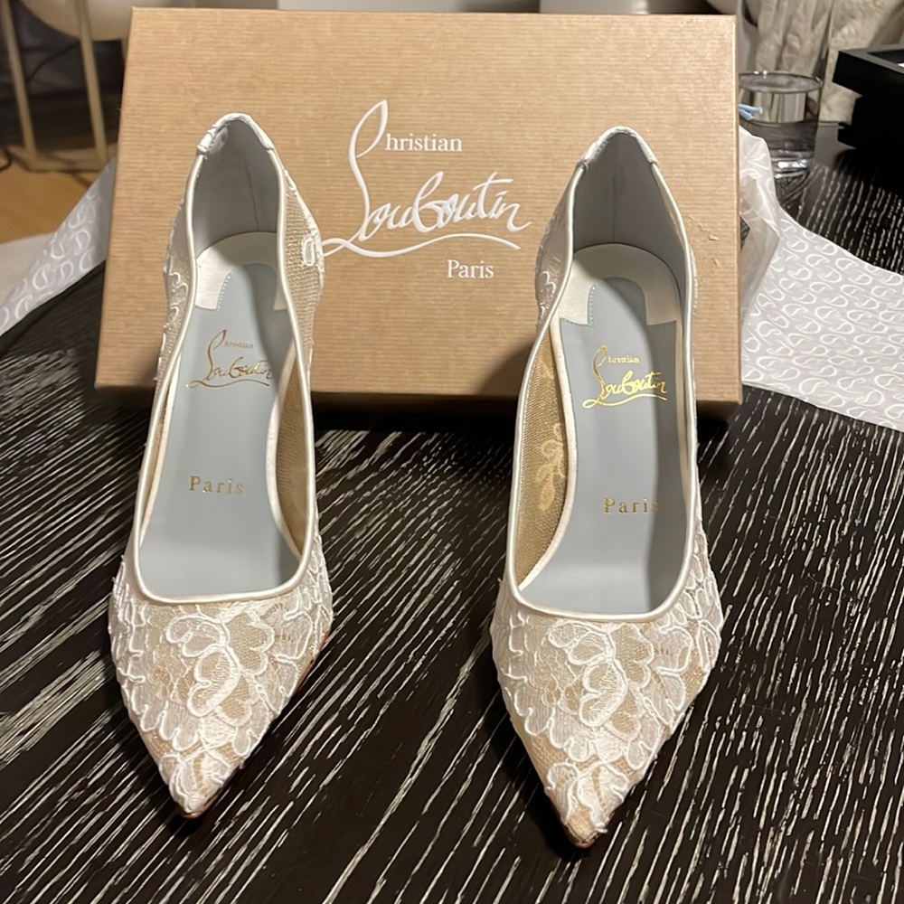 Christian Louboutin bridal shoes - for sale 3.26.23